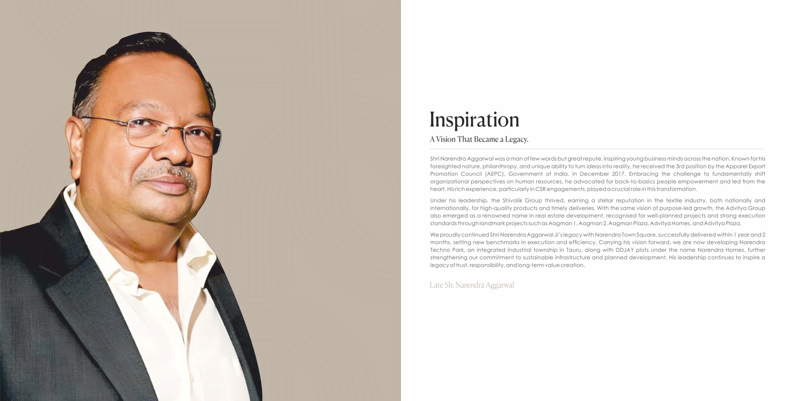 Narendra Techno Park Industrial Overview Brochure